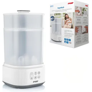 Reer VapoDryS Dampfvaporisator mit Trocknungsfunktion | Babyflaschen Sterilisator und Trockner