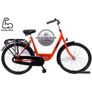 Sehr starkes Hollandrad 26/28 Zoll "Burgers", Leihfahrrad, Firmenfahrrad orange