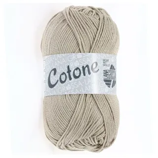 Lana Grossa Cotone | Baumwollbasicgarn | Handstrickgarn aus 100% Baumwolle | 50g Wolle zum Stricken & Häkeln | 125m Garn FB 26