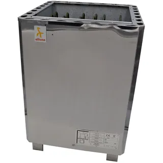 Elektrischer Saunaofen von altone 12 kW Sauna Ofen Edelstahl Bodenstehend