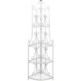 vidaXL Pflanzentreppe 160 x 36 cm Weiß