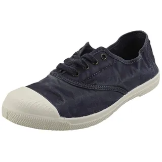 Natural World Eco - 102E - Natural World Women's Trainers - Organic Cotton - 100% EcoFriendly - Blue Color - 37 EU Schmal