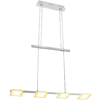 Brilliant LED Pendelleuchte Dorena square 4x5W 3000K (Warmweiß) höhenverstellbar