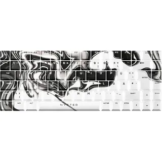 Nyfter - Premium Liquid Keycaps ISO 60% und 75% Custom Keycaps ISO Layout für Mechanische Tastaturen (75%)