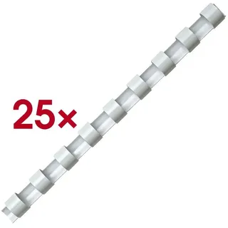 Fellowes Plastikbinderücken 12 mm, weiß