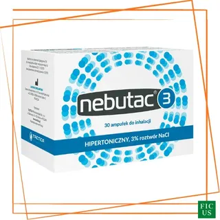 Nebutac 3% Inhalationslösung 30x4ml – Hypertonische Kochsalzlösung NaCl