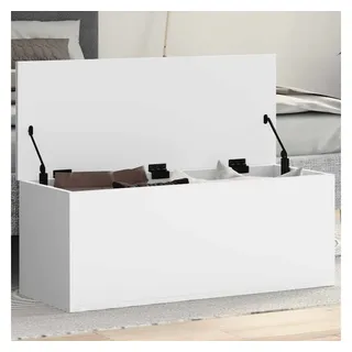 vidaXL Sitzbank Truhe Weiß 90 x 35 x 35 cm