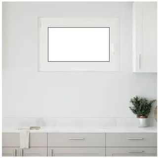 vidaXL Kellerfenster RISOR 90 x 70 cm weiß
