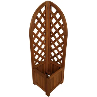 Hti-Living HTI-Line Blumenkasten Heidi Blumenkübel Rankgitter Spalier Braun