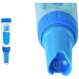 Apera Instruments PH60 Premium pH-Meter (Genauigkeit pH ±0,01, pH -2,0-14,0), Standard Glaselektrode & PH60-E pH-Elektrode, Ersatz für PH60 pH-Meter kompatibel mit PH60, PH60S, PH60F, PC60, AI1201