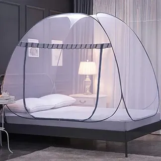 Moskitonetz Bett,180X200cm,Moskitonetz Pop Up,Tragbares Reise-moskitonetz