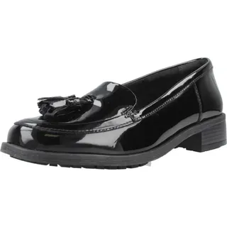 CLARKS Havisham Edge Loafer Black Pat 40