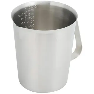 luxuskollektion Messbecher Silber, Metall, Backen, Backhelfer, Messbecher