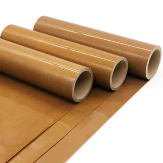 TIHONORI PTFE Teflonfolie für Transferpresse 1x1m/1.25x1m Antihaft Transferpapier Wiederverwendbar Waschbar Hitzebeständig Backmatte für Vinyl Bügeln DIY Basteln,0.13mm*1m