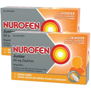 Nurofen Junior 60 mg Zäpfchen x2 2x10 St Suppositorien