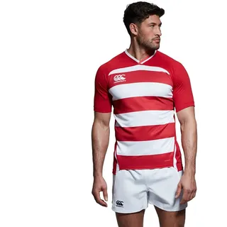 Canterbury Men's Vapodri Evader Hooped Rugby Jersey | Vapodri Technology | Pro Athletic Fit | Durable Technical Rugby Jersey (Pack of 1)