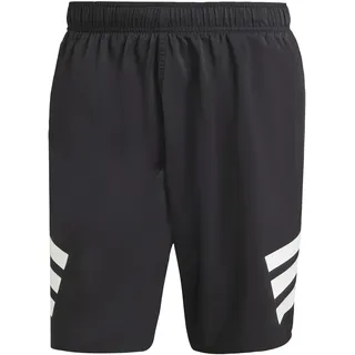 adidas 3-Streifen 8-Inch Badeshorts Black/White L