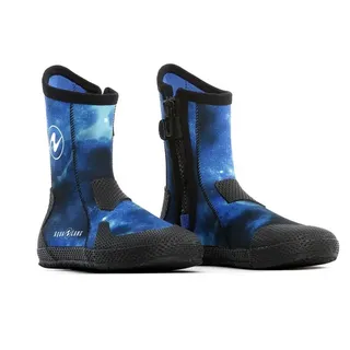 Aqualung Füßling - Superzip Blue Galaxy - 5mm - Gr. 44 - #