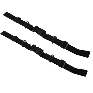 Rucksack Brustgurt Nachrüsten 2 Stück Verstellbar, Schwarz Hochwertiges Nylon Brustgurt für Rucksäcke, Schulranzen, Sporttaschen & Wanderrucksäcke, Strapazierfähig mit PP-Schnallen für Alle Altersgrup
