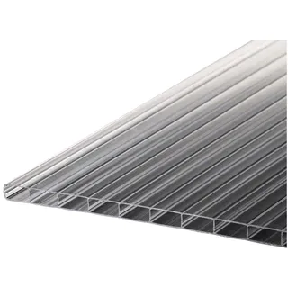 Doppelstegplatten 16 mm Farblos ANTIHAGEL Breitkammer 16/32 Polycarbonat 1200 x 5000