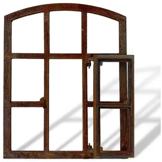 aubaho gmbh Stallfenster Rost Fenster zum Öffnen Scheunenfenster 71cm Eisen Antik-Stil