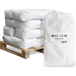 Galamio - Wolff Müller Quarzsand 0,2 2,0 mm 25kg x 12 Sack 300kg