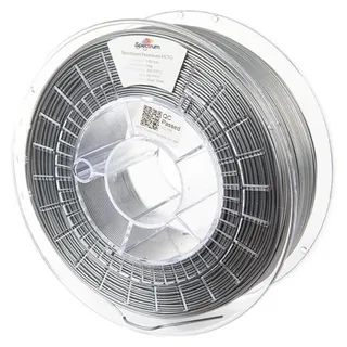SPECTRUM FILAMENTS Premium PCTG Filament PCTG chemisch beständig, geruchsarm 1.75mm 1000g, 80658 Silberstahl