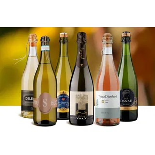 Perlen der Natur  Schaumwein-Paket 6 Flaschen, Bio Probierpakete