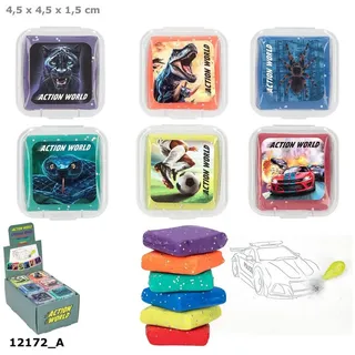 DEPESCHE Action World Knetradiergummi - Blindpack