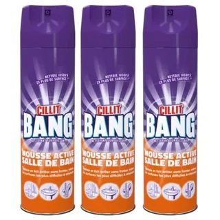 Cillit Bang Aktivschaum Aerosol 600 ml – 3 Stück