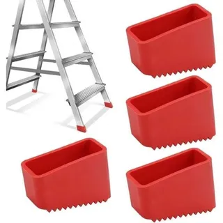 Stück Gummifüße Für Leitern, Trittleiterspitzen 50x20mm, Trittleiterfüße, Universelle Gummiersatzfüße Für Klappleitern Für Heimwerker