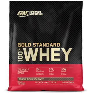 Optimum Nutrition Gold Standard 100% Whey Double Rich Chocolate Pulver 4530 g