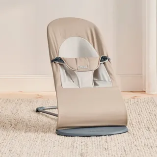 BabyBjörn Balance Soft Babywippe Gewebt, Khaki/Beige