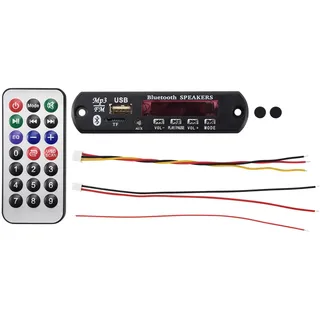 melairo Bluetooth 5.0 Mp3 Decoder Platine Dc 5V 12V Auto Fm Funkmodul Unterstützung Tf USB Aux für Auto Telefon