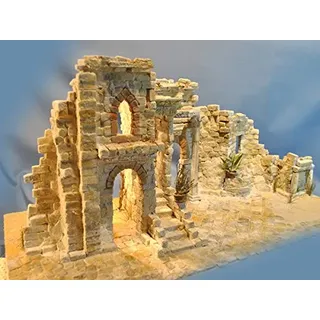 menta-modellbau Krippenbausatz Nazareth, Orientalische Weihnachtskrippe, Bausatz, Krippenbau, Krippe selber Bauen