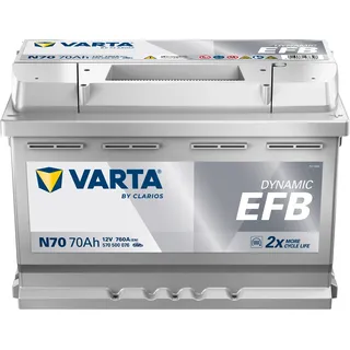 VARTA N70 Blue Dynamic EFB 70Ah 760A Autobatterie Start-Stop 570 500 076