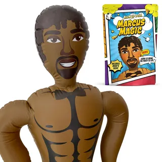 Aufblasbare Gummipuppe Mann – Lustige Puppe für Frauen JGA & Party – Lebensgroße Figur 150 cm – Witziges Gag Geschenk & Scherzartikel für Geburtstag, Mädelsabend & Feier