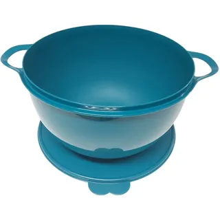 Tupperware Rührschüssel Maximilian Salat Schüssel mit Deckel Salatbar Hefeteig Peng XXL türkis aqua 10 Liter