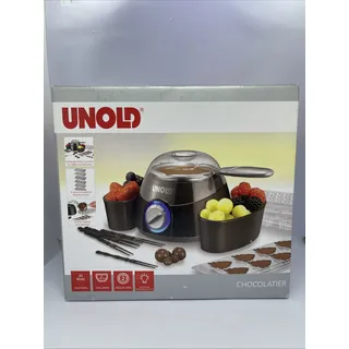 Unold Chocolatier Schokobrunnen (Braun/Silber)