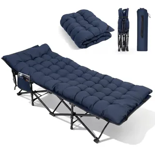 Sekey Campingliege Feldbett Blau