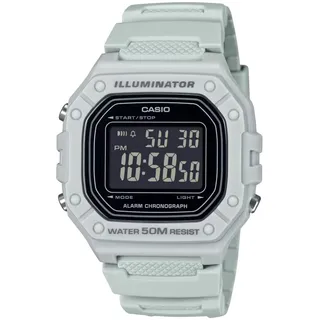 Casio Collection W-218H-8BVEF Silikon 43,0 mm