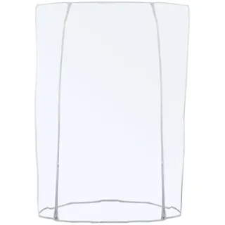 GERSO Transparente Abdeckhaube für Konfektionsständer - Doppel-Reißverschluss Länge 120/150/180cm (120cm)