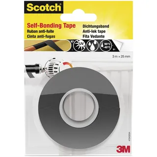 Scotch selbstverschweißendes Dichtungsband schwarz 25,0 mm x 3,0 m 1 Rolle