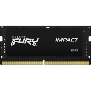 Kingston FURY Impact 16GB 4800MT/S DDR5 CL38 SODIMM Gaming Speicher für Laptop Kit mit 2 - KF548S38IBK2-16