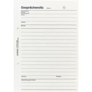 Herlitz Gesprächsnotiz A5, 50 Blatt