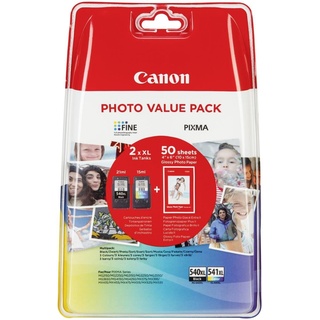 Canon PG-540XL schwarz + CL-541XL CMY