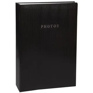 Ideal Trend Elegance Fotoalbum für 300 Fotos in 10x15 cm Memo Einsteck Foto Album: Farbe: Schwarz