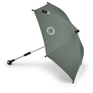 Bugaboo Sonnenschirm+, kompatibel mit allen Bugaboo Kinderwagen, mit UPF 50+ Schutz gegen UV-Strahlen, große Schattenfläche, Verbindung mit einem Klick & leicht verstellbarer Mechanismus, Forest Green