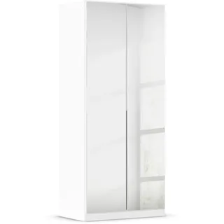 91 x 210 x 54 cm alpinweiß mit Spiegel und Comfort-Zubehör