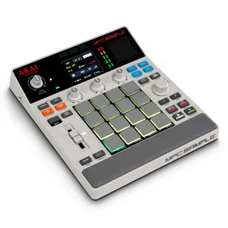 Akai Professional MPC Sample - Standalone Portable Sampler, Sequenzer und Effektprozessor mit Akku, USB-C, integriertem Lautsprecher und Mikrofon